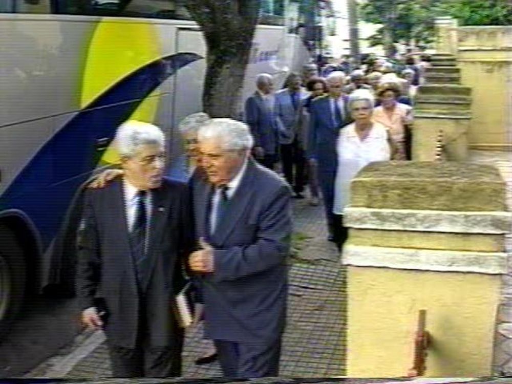 Foto - Visita da Academia Paulista de Letras em Botucatu em 2001