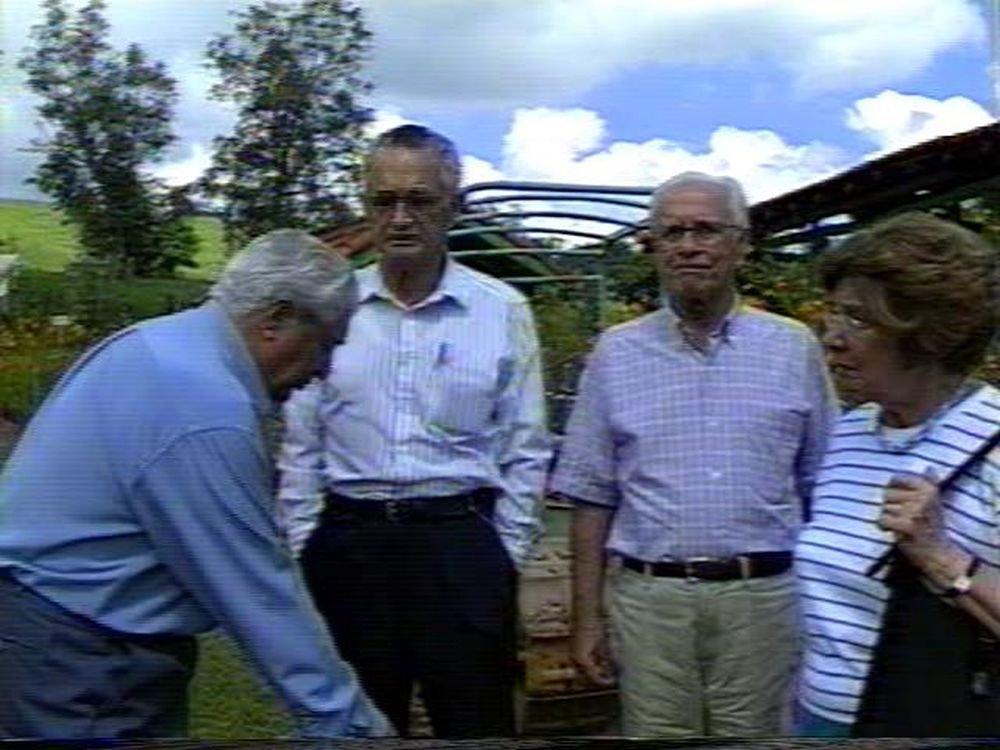 Foto - Visita da Academia Paulista de Letras em Botucatu em 2001