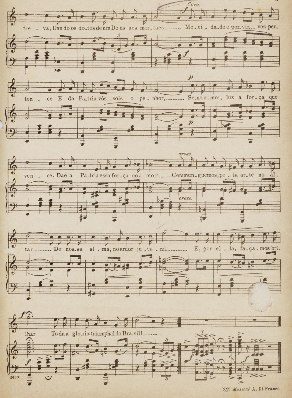 Foto - Espólio musical do Prof. Alfredo Franklin de Mattos
