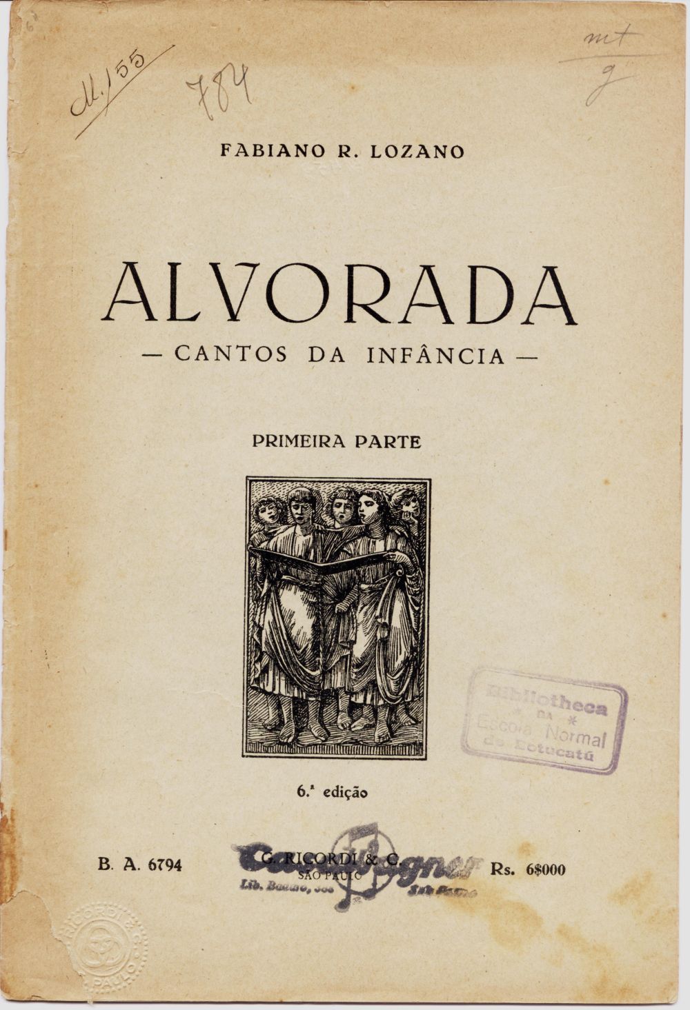 Foto - Espólio musical do Prof. Alfredo Franklin de Mattos
