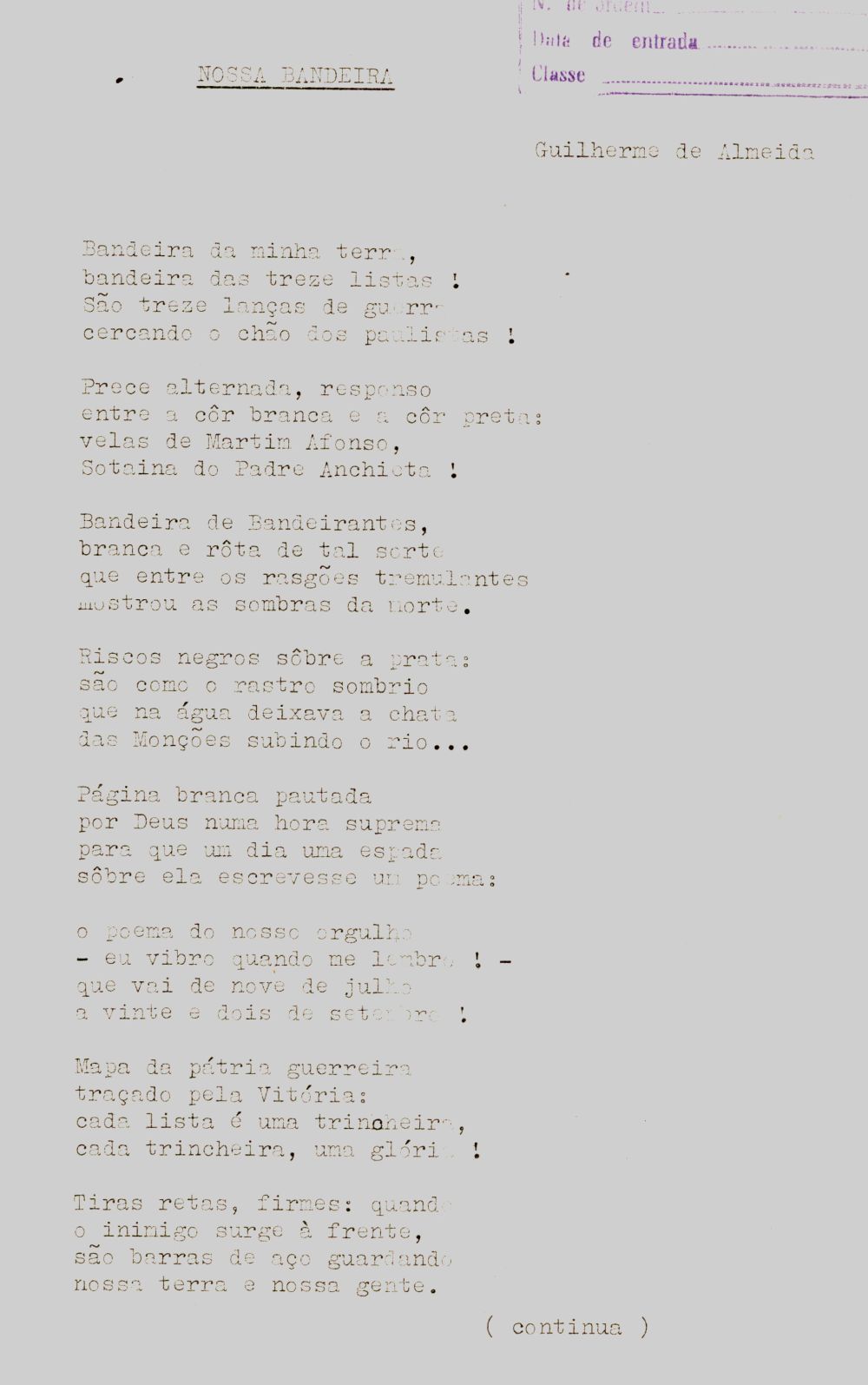 Foto - Espólio musical do Prof. Alfredo Franklin de Mattos
