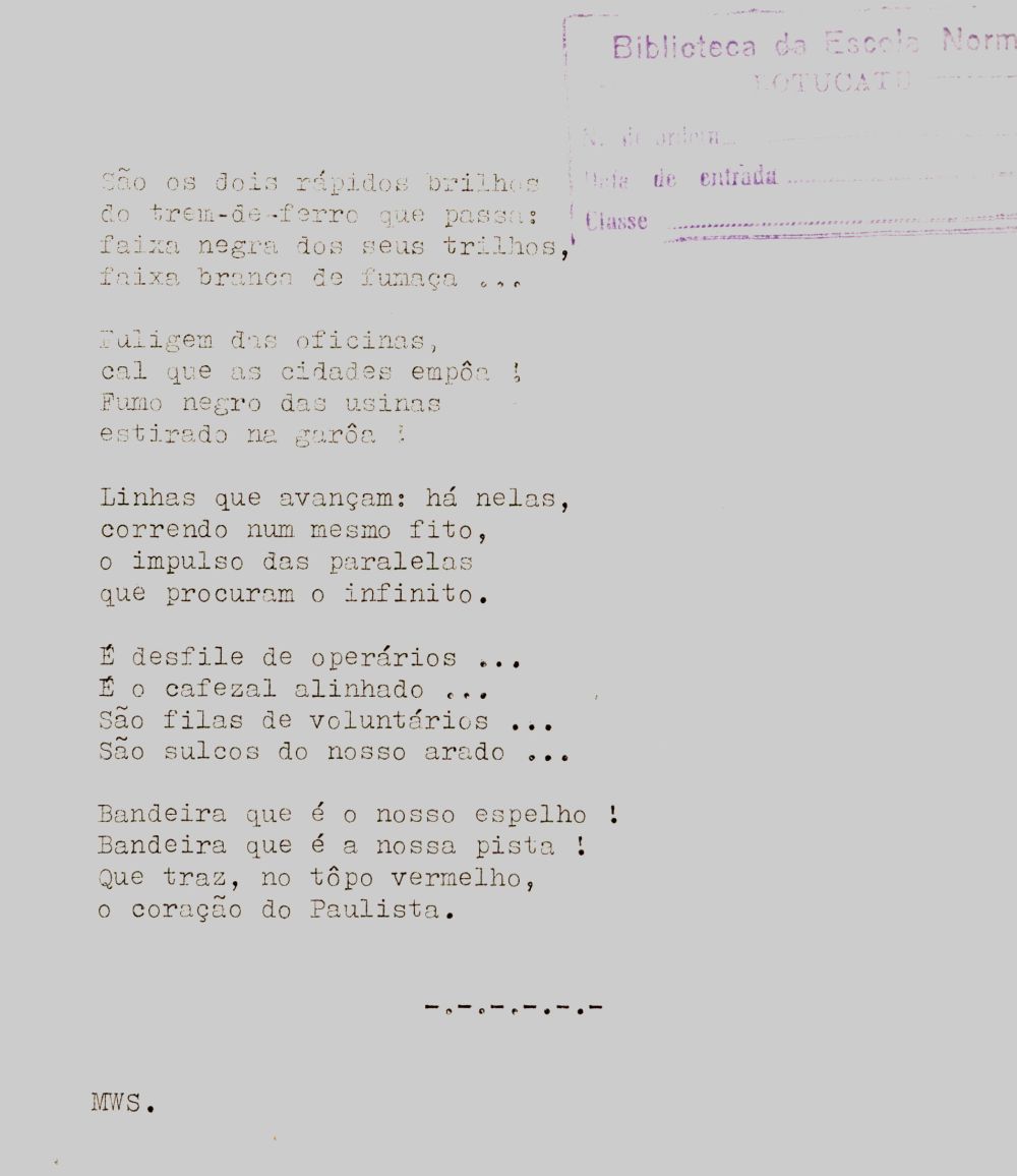 Foto - Espólio musical do Prof. Alfredo Franklin de Mattos
