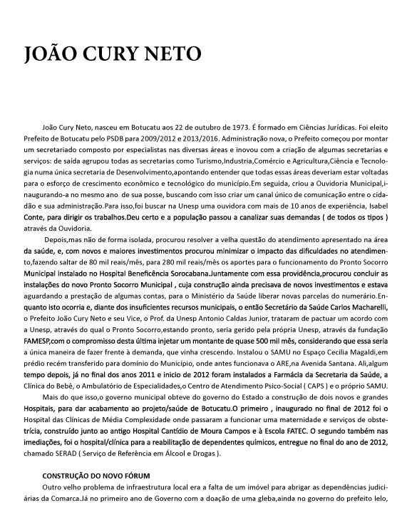 Foto - Registro biográfico dos prefeitos de Botucatu - Olavo Pinheiro Godoy