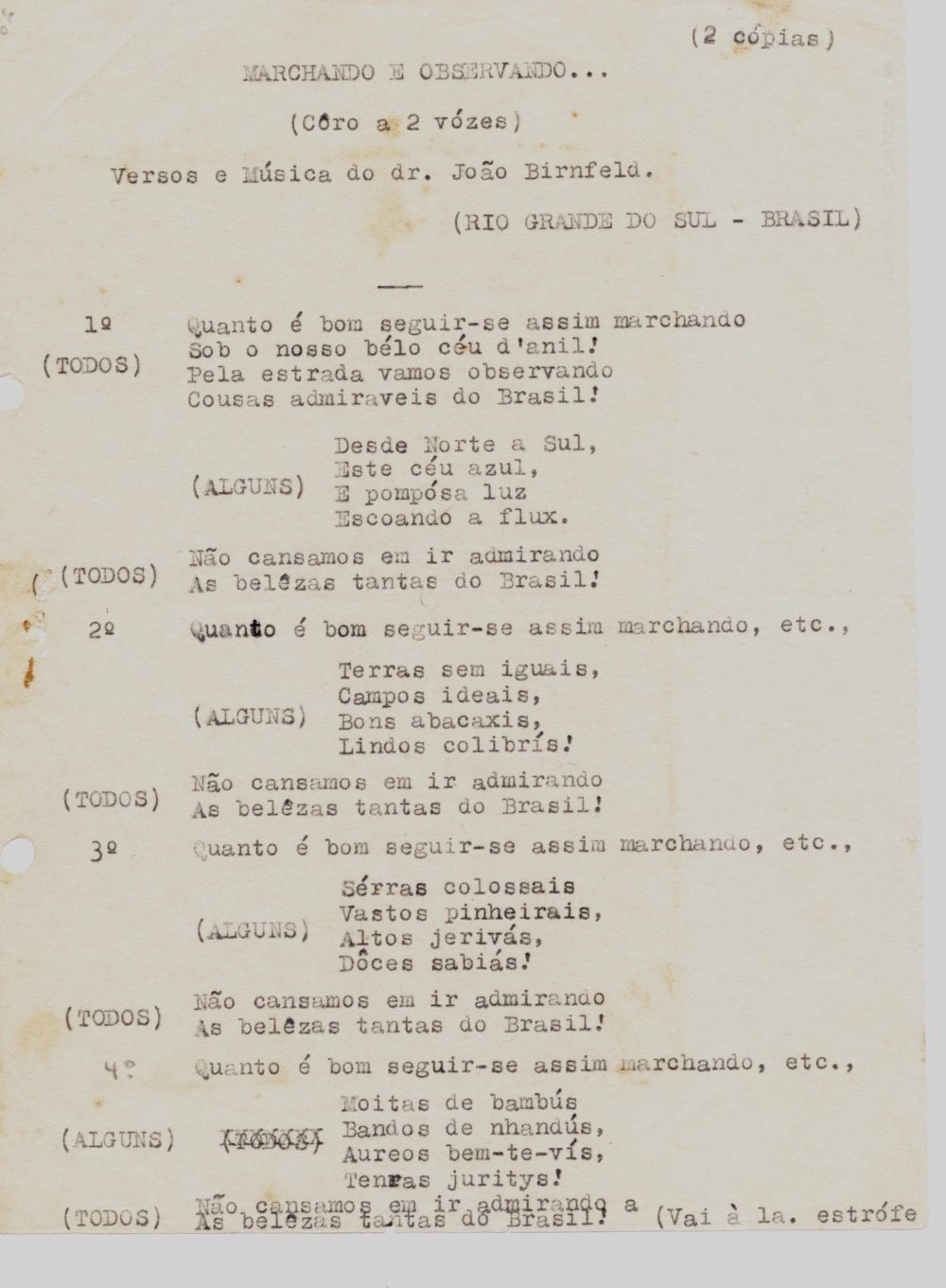 Foto - Espólio musical do Prof. Alfredo Franklin de Mattos
