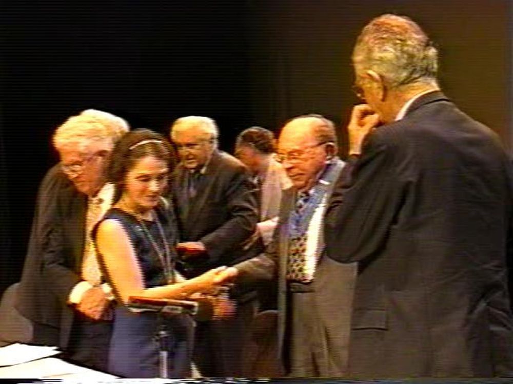 Foto - Visita da Academia Paulista de Letras em Botucatu em 2001